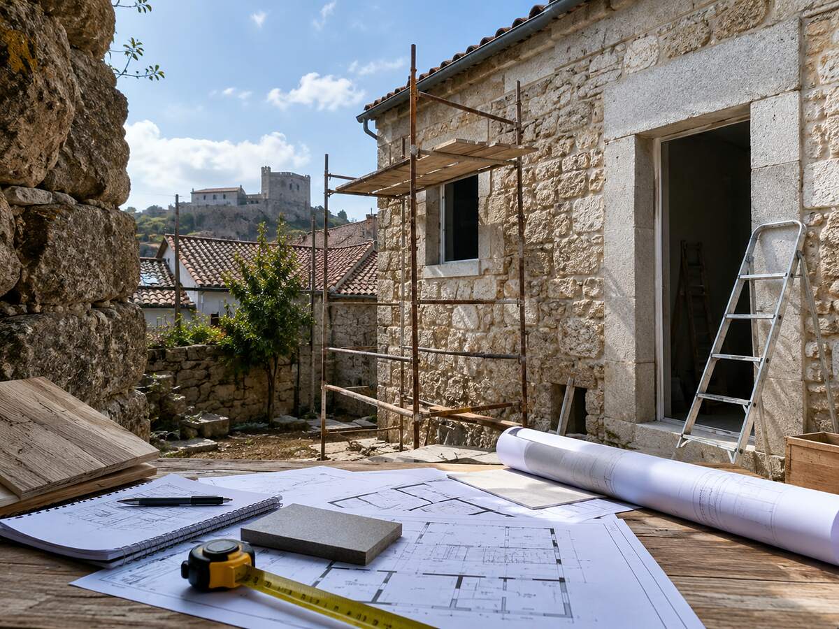 Reabilitar casa antiga em Belmonte, por onde começar